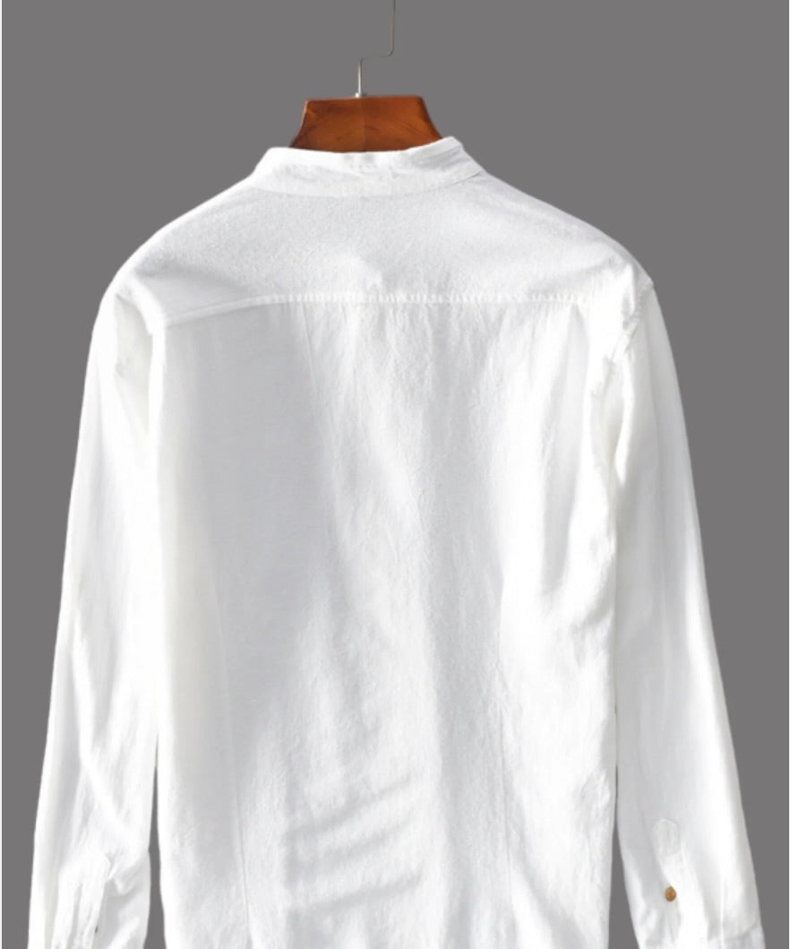 Vaari's Exclusive : White Full Sleeve Shirt for Men