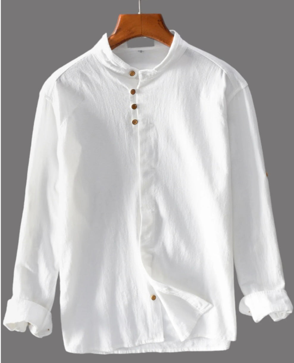 Vaari's Exclusive : White Full Sleeve Shirt for Men